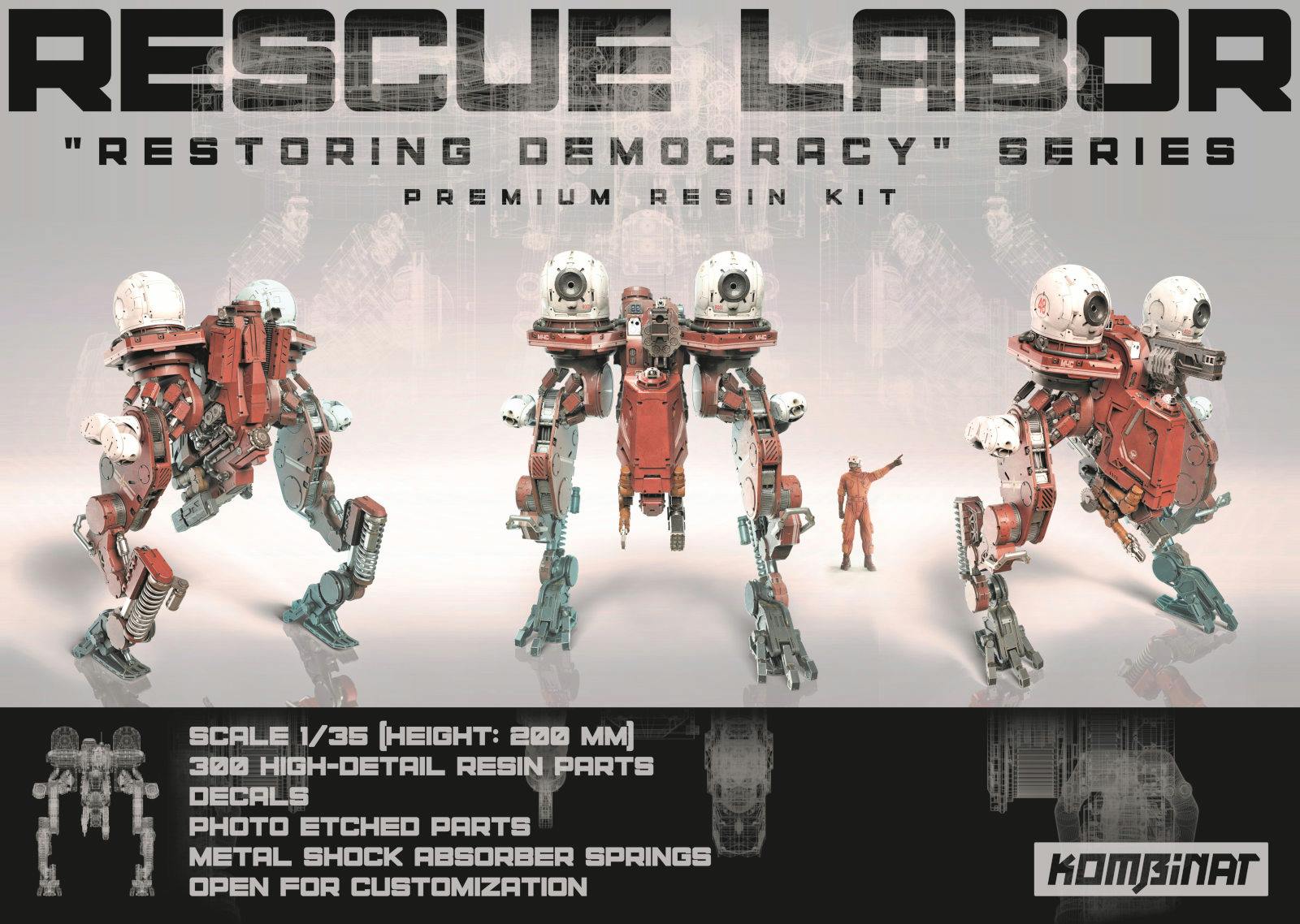 Rescue Labor Mech kit advertisement